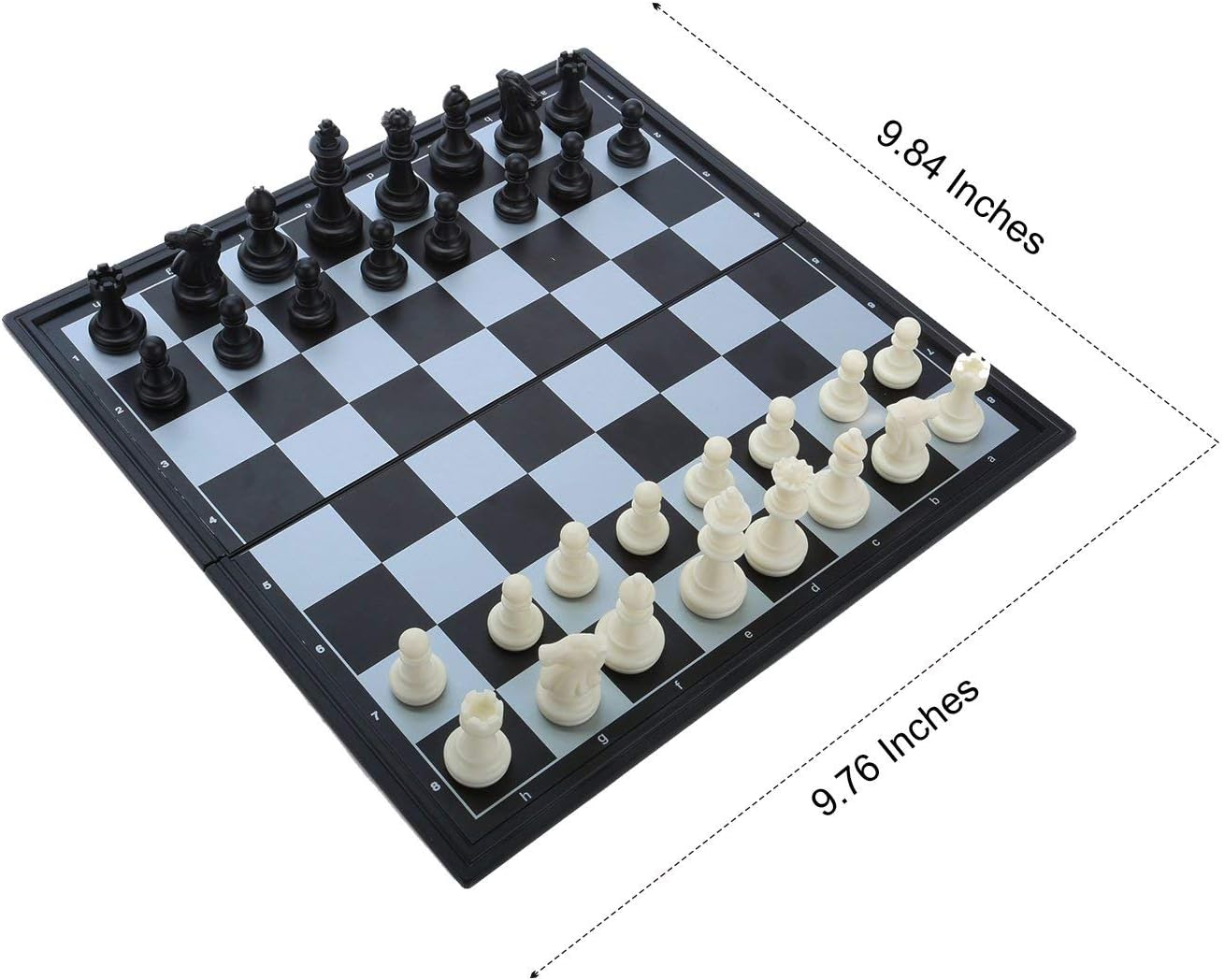 Magnetic Travel Chess Set with Folding Chess Board Educational Toys for Kids and Adults, 2 players